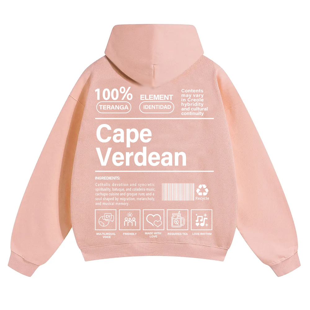 Cape Verdean Unisex Fit Color Hoodie wearishow