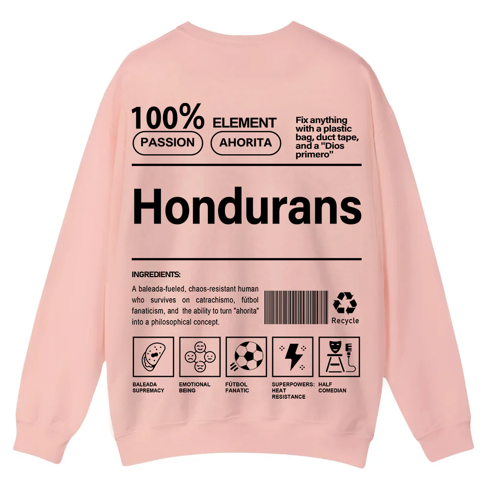 Hondurans Unisex Fit  Casual Crewneck Sweatshirt wearishow