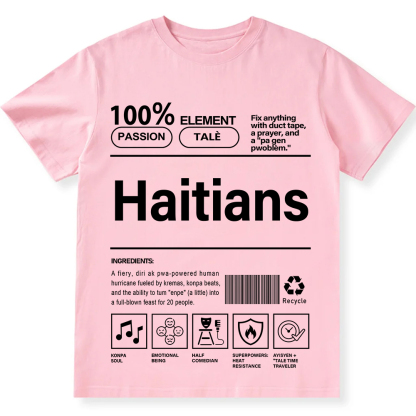 Haitians Unisex Fit  Cotton T-Shirt wearishow