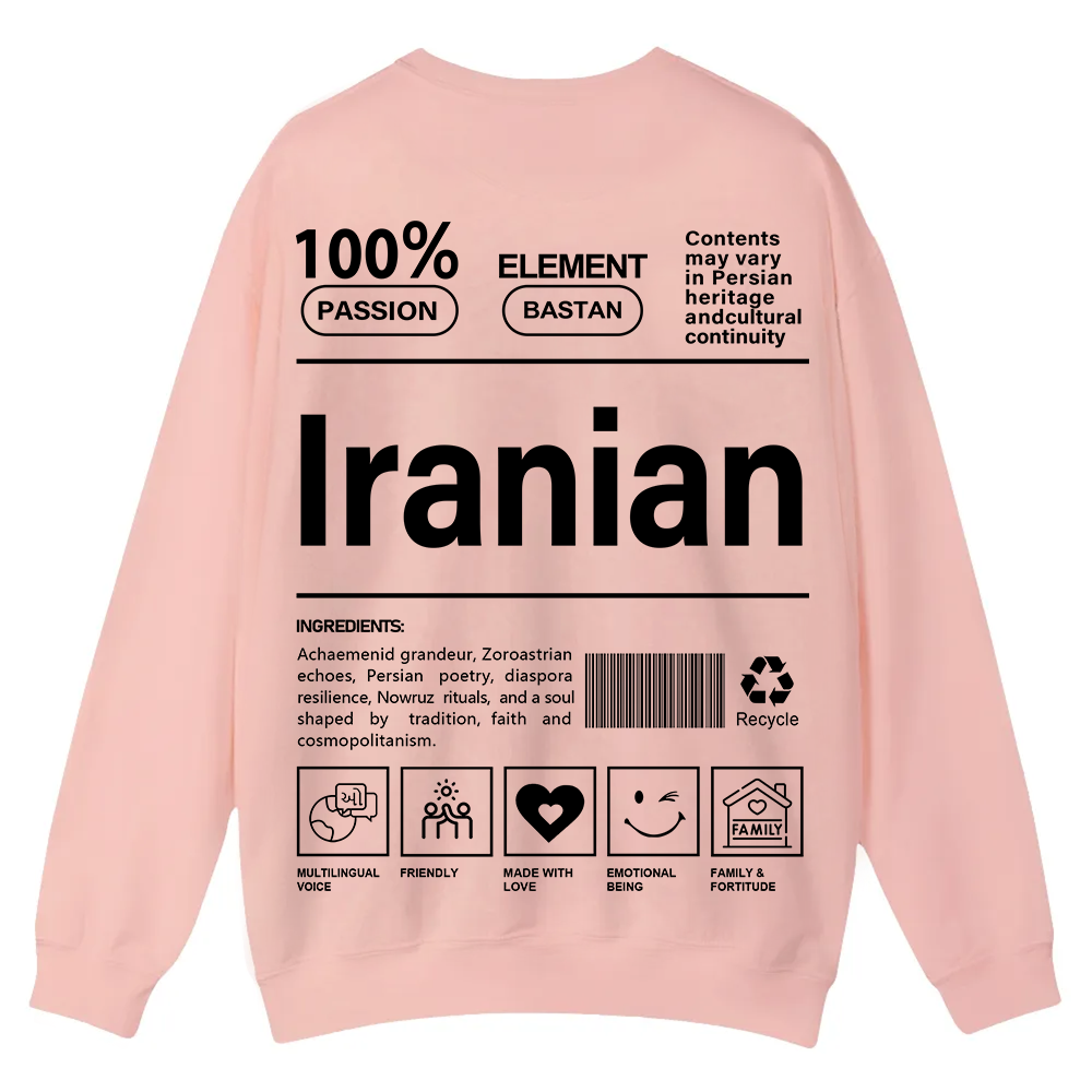 Iranian Unisex Fit  Casual Crewneck Sweatshirt wearishow