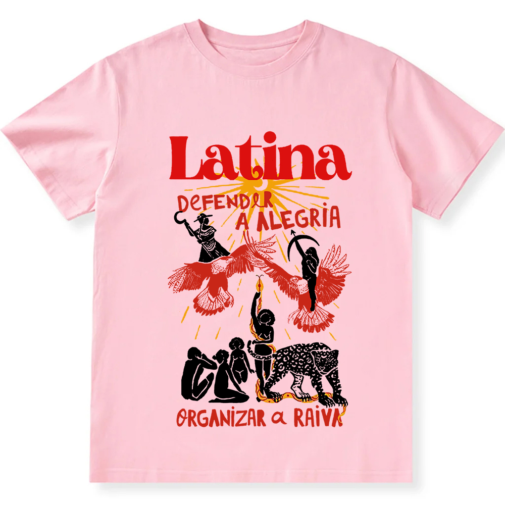 Latina Unisex Fit  Cotton T-Shirt wearishow