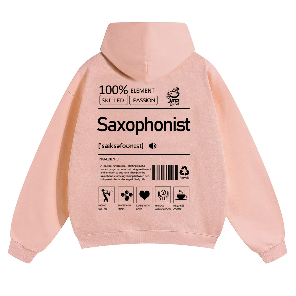 Saxophonist Unisex  Hoodie wearishow