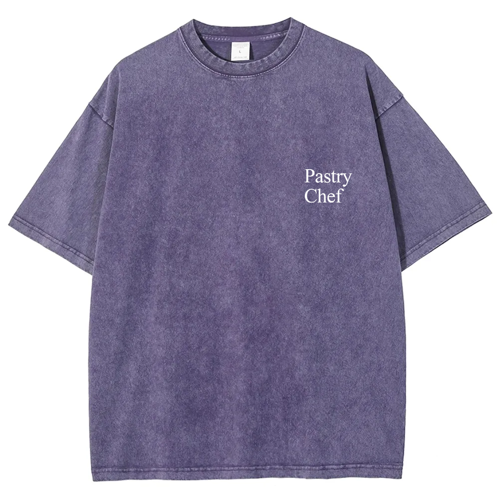 Pastry Chef Unisex Fit Washed T-Shirt