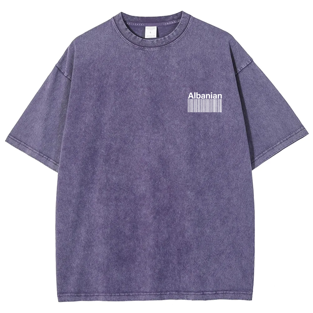 Albanian Unisex Fit  Washed T-Shirt
