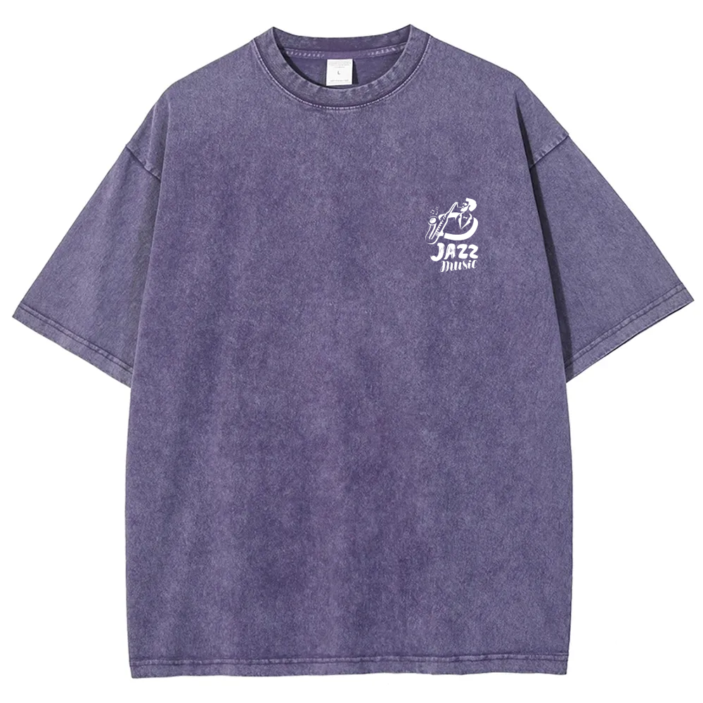 Saxophonist Unisex Fit Washed T-Shirt  wearishow