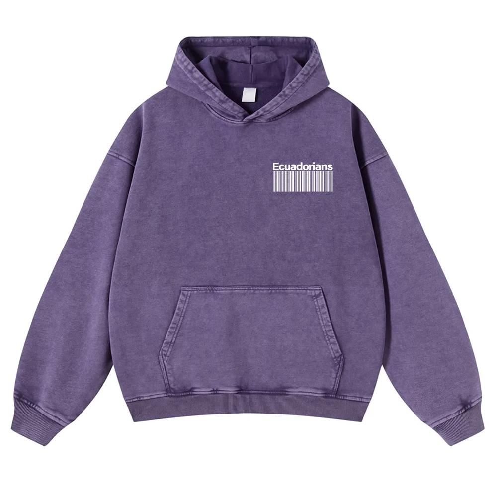 Ecuadorians Unisex Fit  Washed Hoodie wearishow