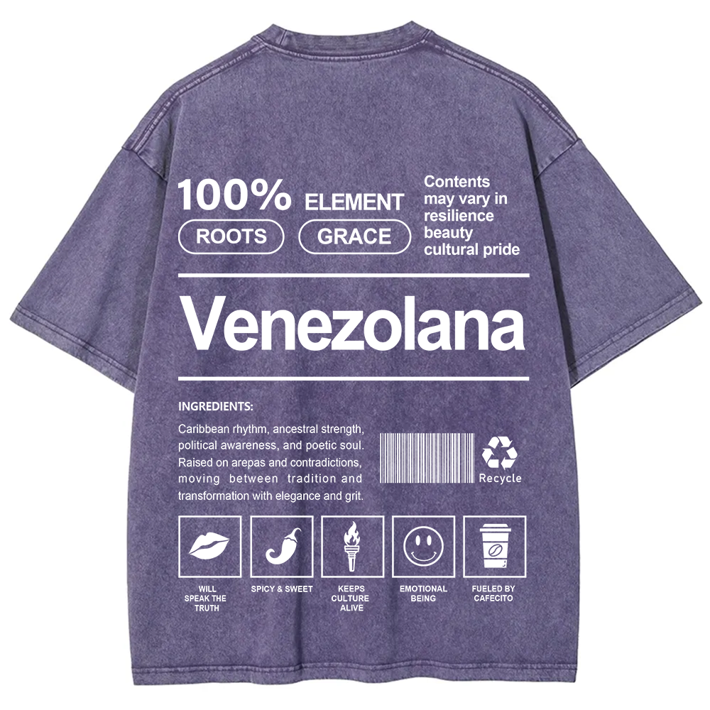 Venezolana Unisex Fit  Washed T-Shirt