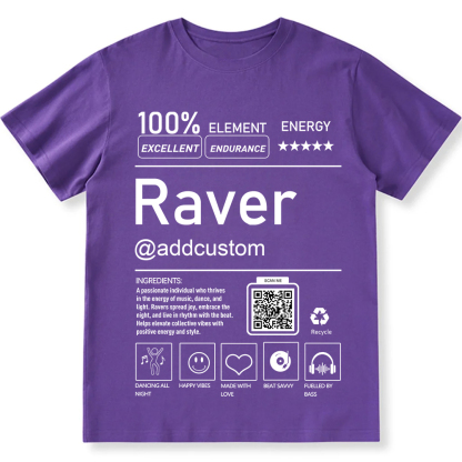 Ravel QR Code Personalized Custom Unisex Fit T-Shirt wearishow