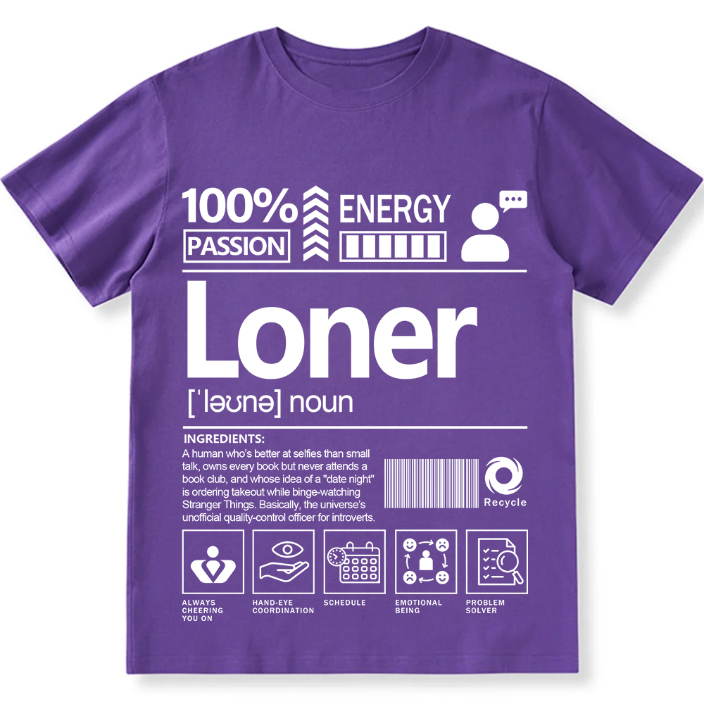 Loner Unisex Fit T-Shirt wearishow