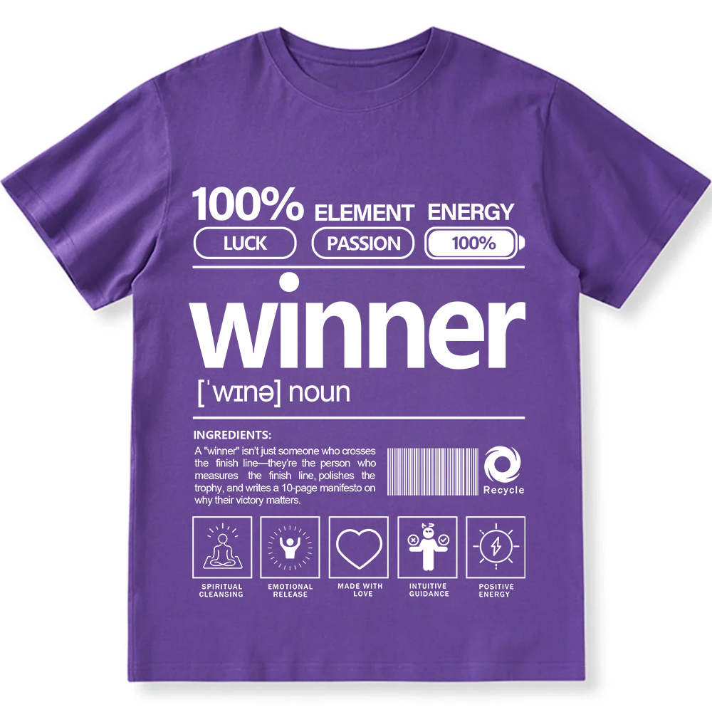 Winner Unisex Fit Cotton T-Shirt wearishow
