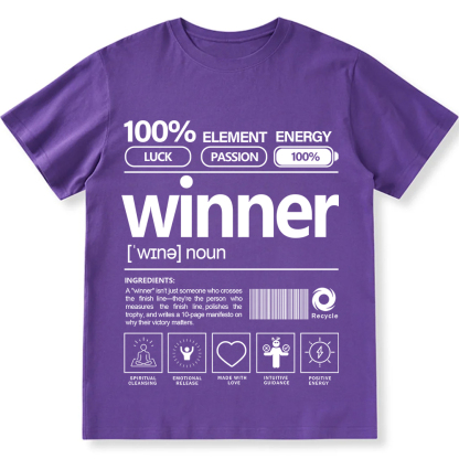 Winner Unisex Fit Cotton T-Shirt wearishow