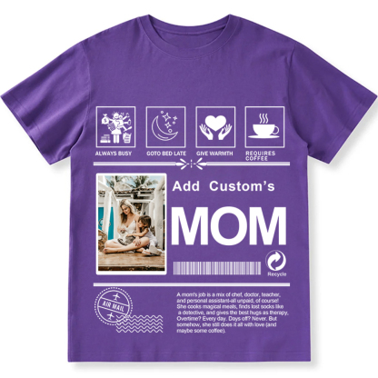 MOM Custom Unisex Fit Cotton T-Shirt wearishow