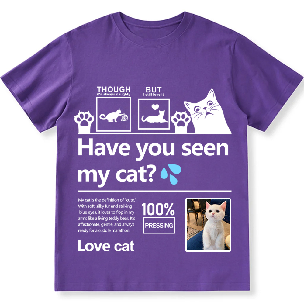 Cat Trick Customized Unisex Fit Cotton T-Shirt wearishow