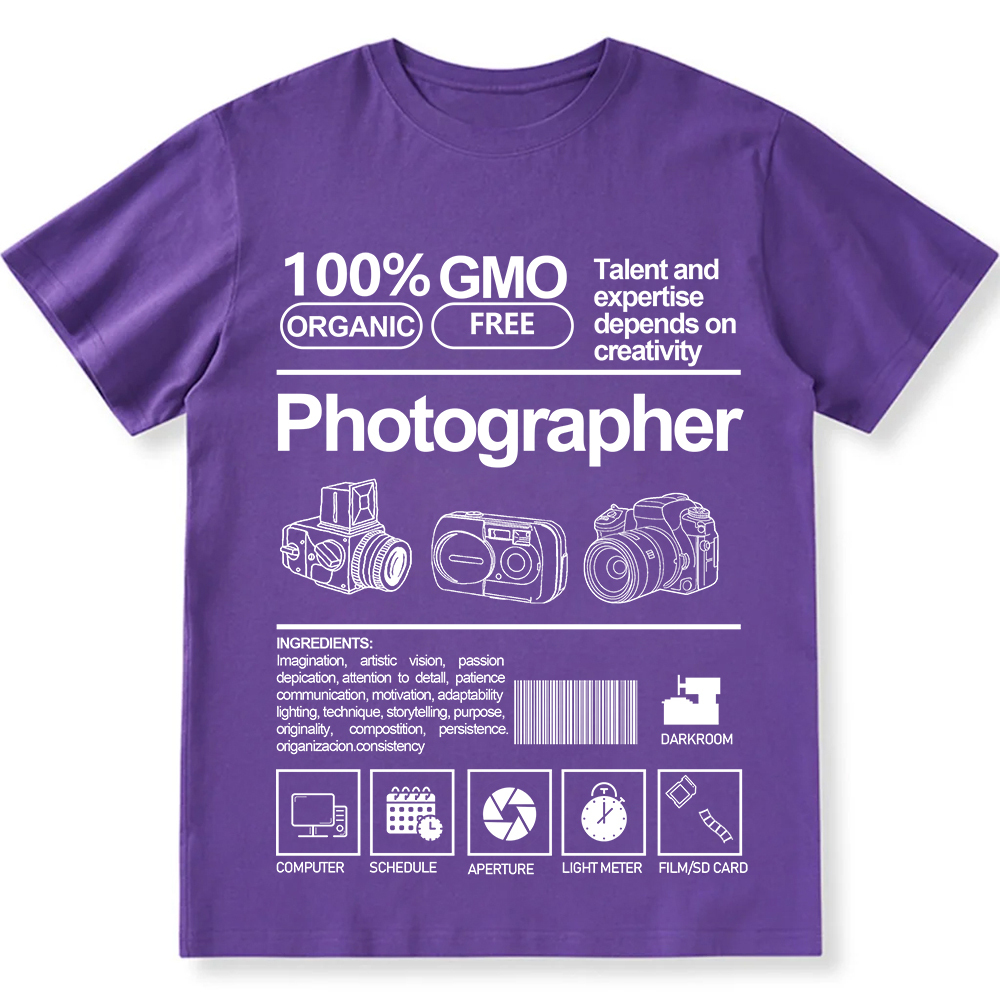 Photographer Unisex Fit Cotton T-Shirt wearishow