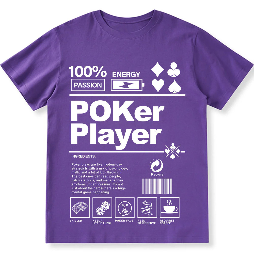Poker Player Unisex Fit Cotton T-Shirt wearishow