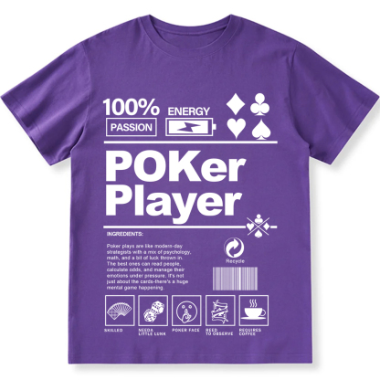 Poker Player Unisex Fit Cotton T-Shirt wearishow