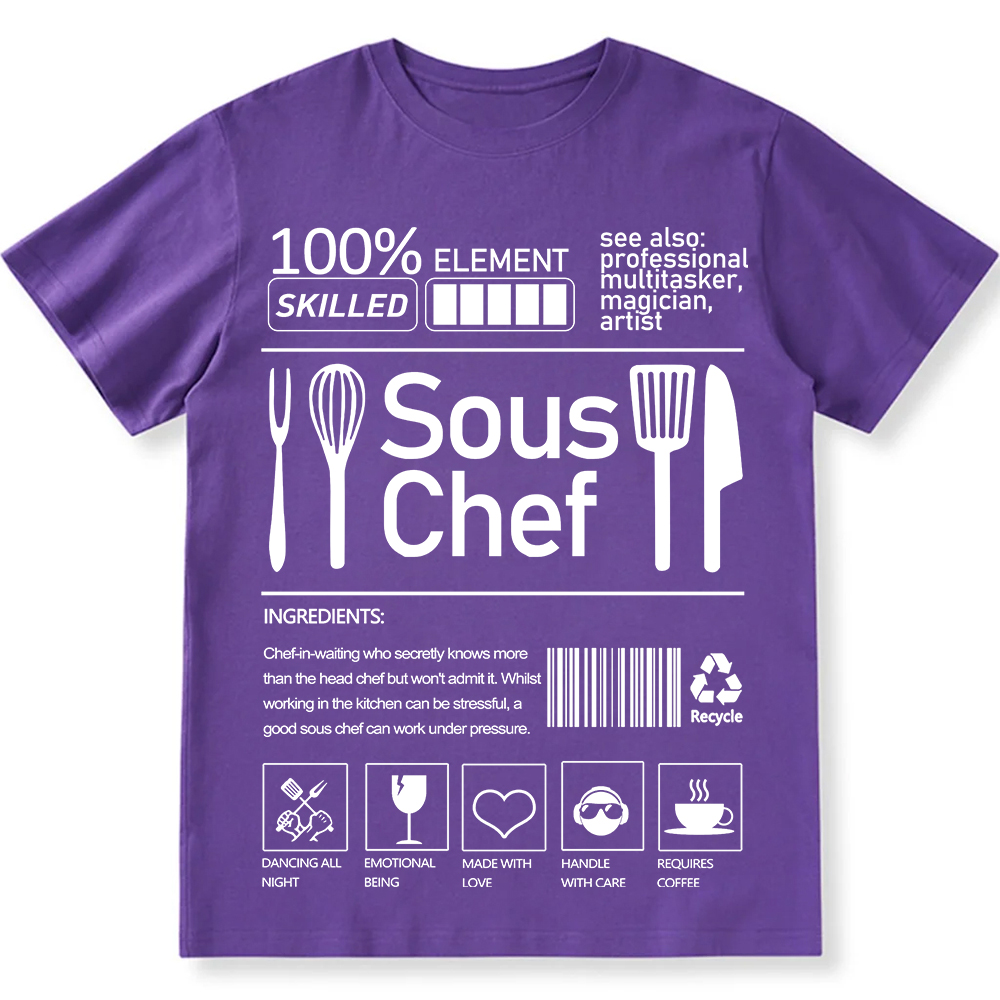 sous chef  Unisex Fit Cotton T-Shirt wearishow