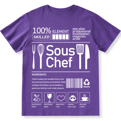 sous chef  Unisex Fit Cotton T-Shirt wearishow