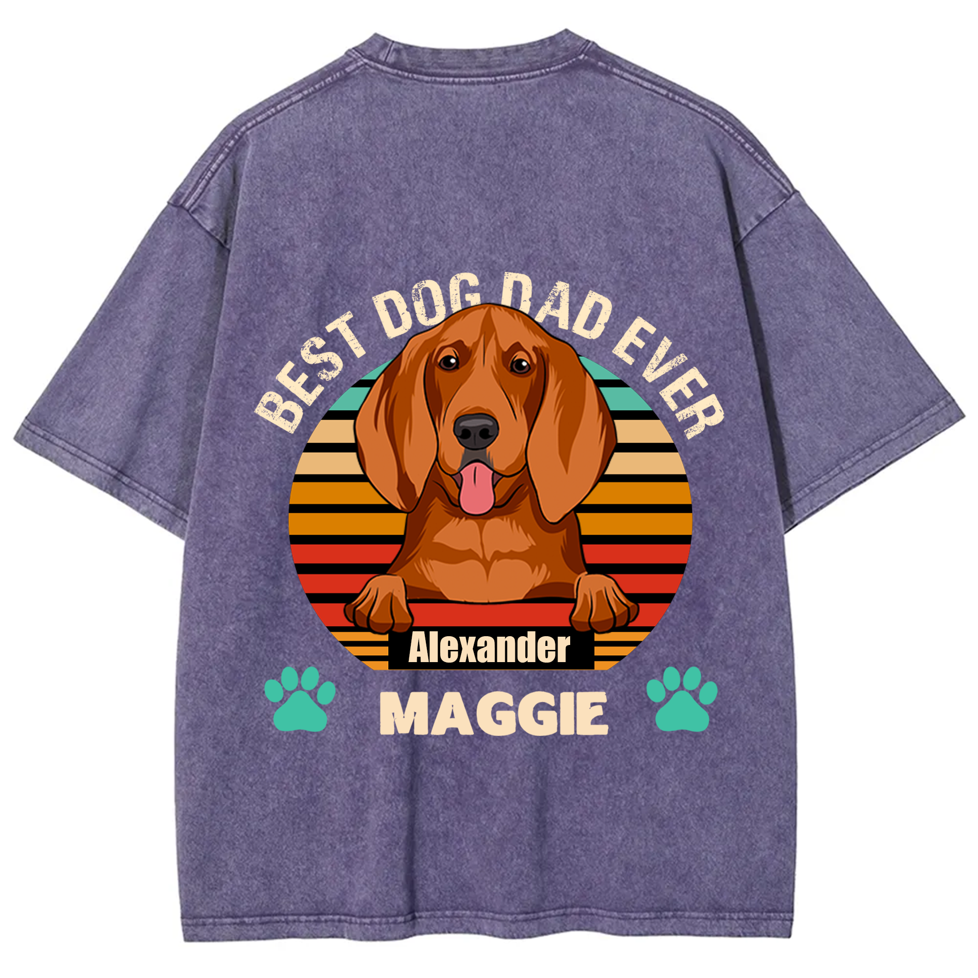 Best Dog Mom and Dad Ever - Personalized Custom Unisex T-shirt
