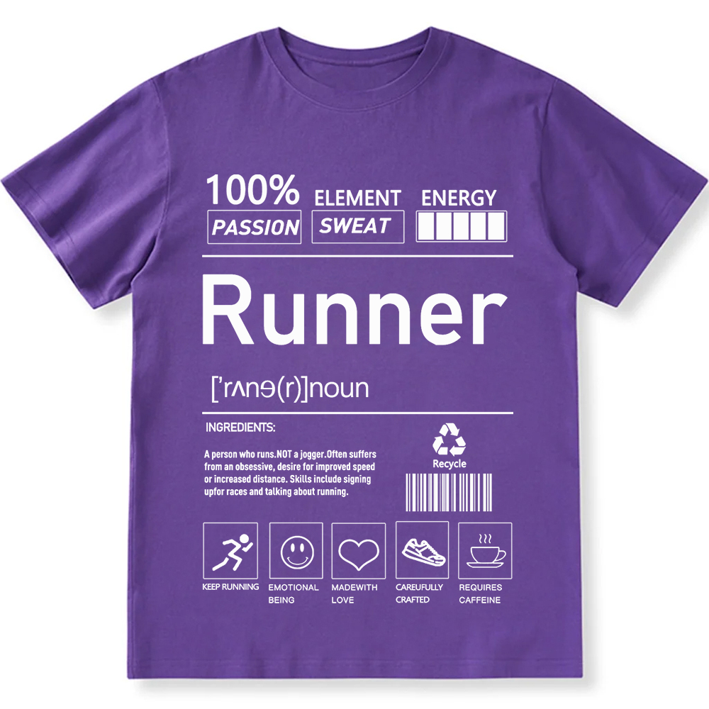 Runner  Unisex Fit Cotton T-Shirt wearishow