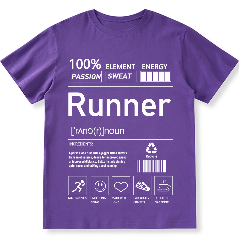 Runner  Unisex Fit Cotton T-Shirt wearishow
