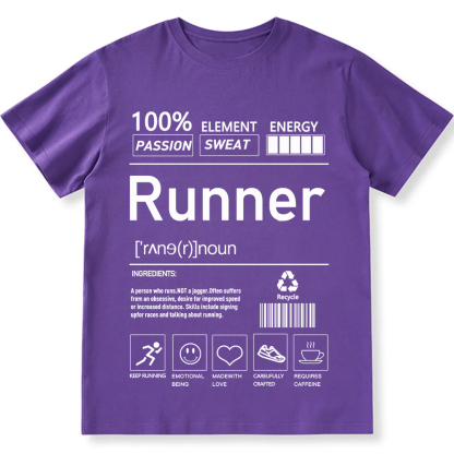 Runner  Unisex Fit Cotton T-Shirt wearishow