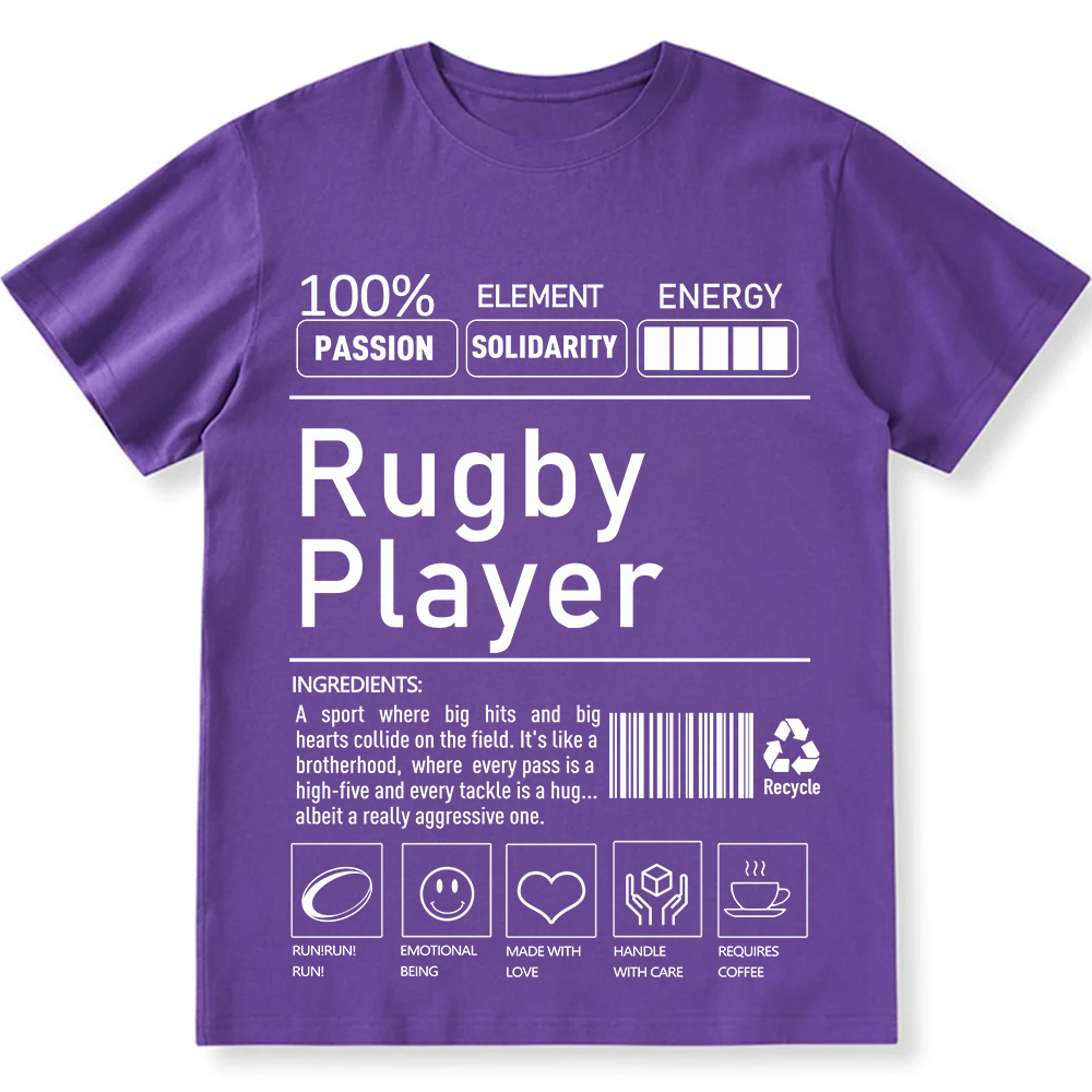 Rugby Player Unisex Fit Cotton T-Shirt wearishow