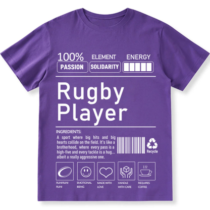 Rugby Player Unisex Fit Cotton T-Shirt wearishow