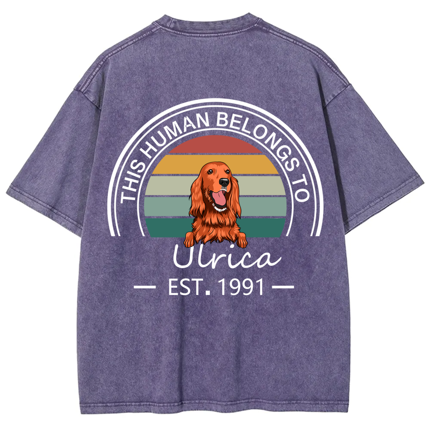 This Human Belongs To - Personalized Custom Unisex T-shirt