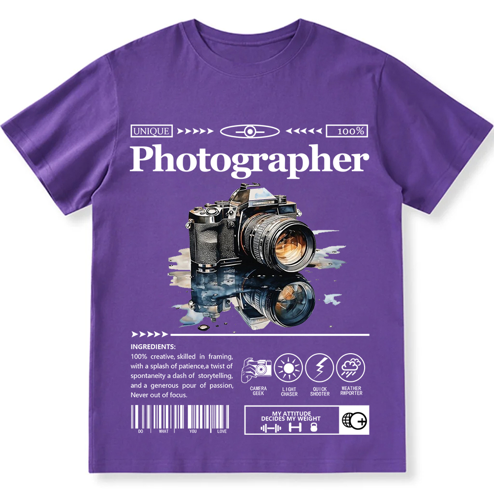 Photographer Unisex Fit Cotton T-Shirt wearishow