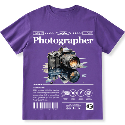 Photographer Unisex Fit Cotton T-Shirt wearishow