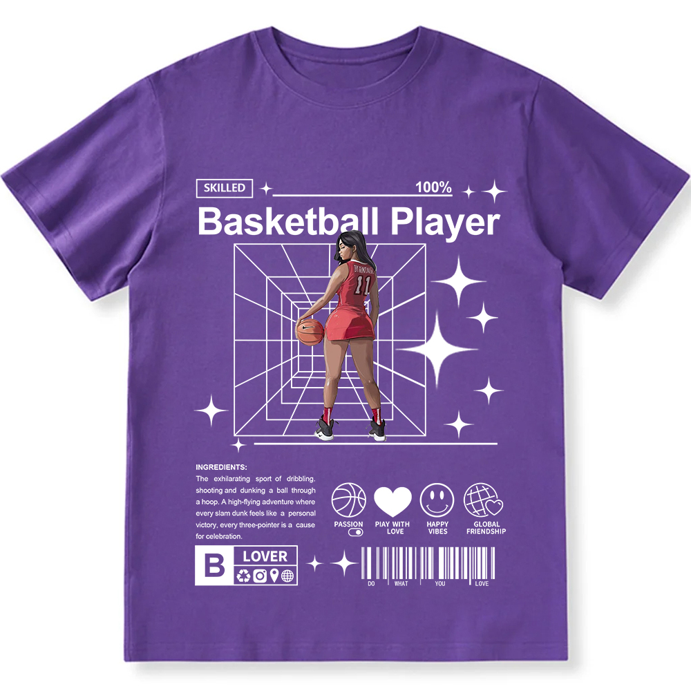 Basketball Player Unisex Fit Cotton T-Shirt wearishow