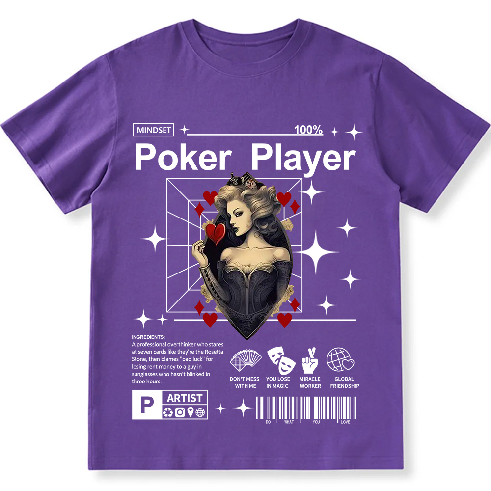 Poker Player Unisex Fit Cotton T-Shirt wearishow