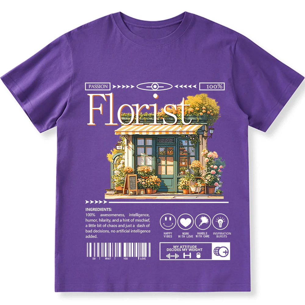 Florist Unisex Fit Cotton T-Shirt wearishow
