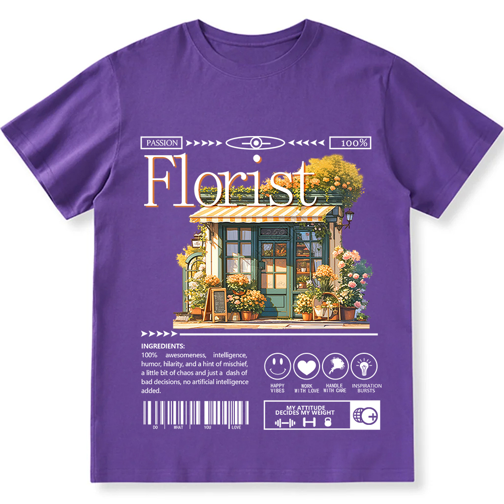 Florist Unisex Fit Cotton T-Shirt wearishow