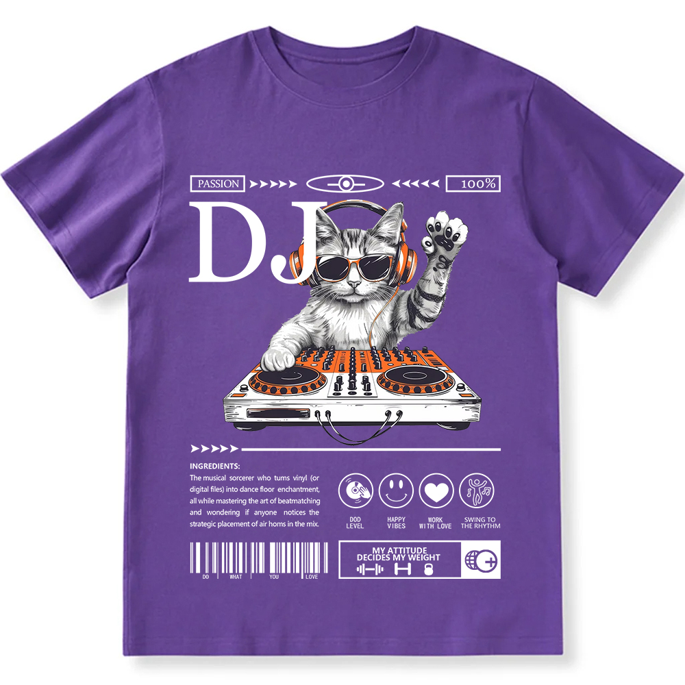 DJ Unisex Fit Cotton T-Shirt wearishow