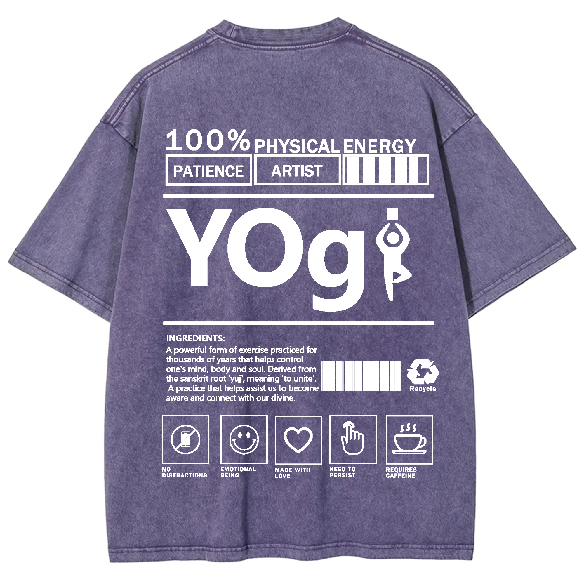 Yogi Solid Color Unisex T-shirt