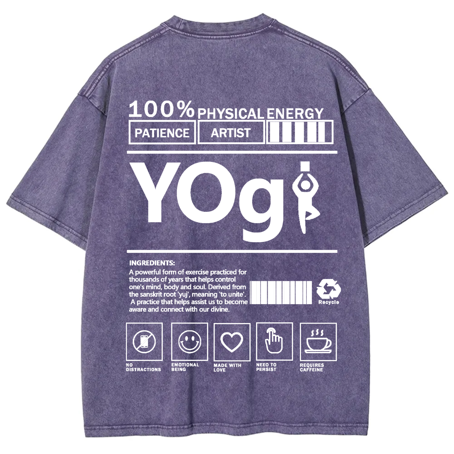 Yogi Solid Color Unisex T-shirt