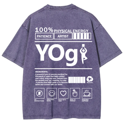 Yogi Solid Color Unisex T-shirt