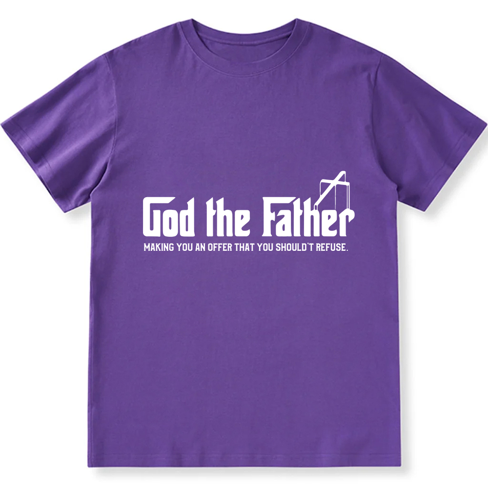 God The Father Christian Unisex Fit Cotton T-Shirt wearishow