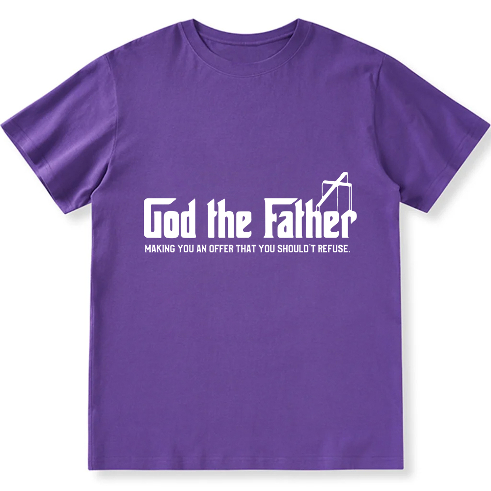 God The Father Christian Unisex Fit Cotton T-Shirt wearishow