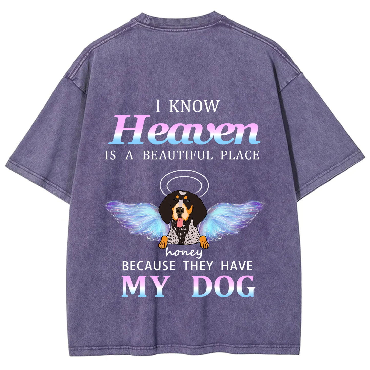 Heaven Is A Beautiful Place - Personalized Custom Unisex T-shirt