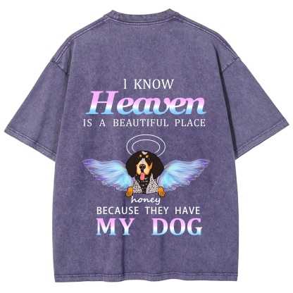 Heaven Is A Beautiful Place - Personalized Custom Unisex T-shirt