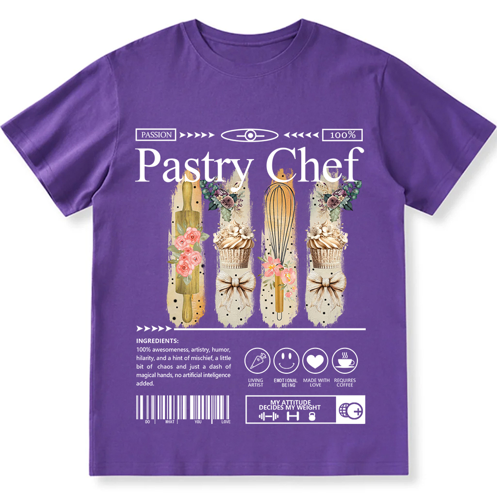 Pastry Chef Unisex Fit Cotton T-Shirt wearishow