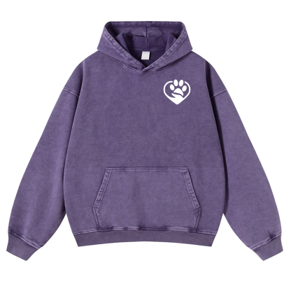 Pet Photo Creative Customized Unisex Washed Hoodie