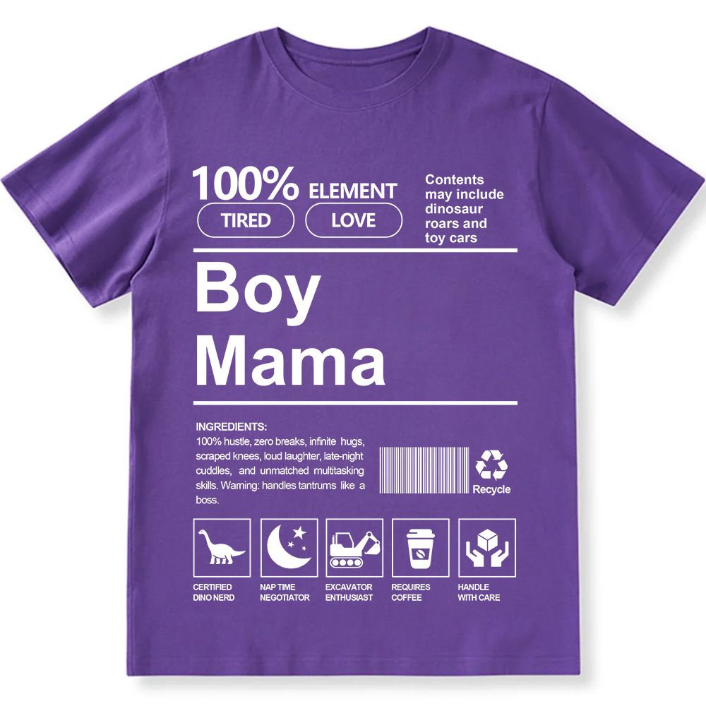 Boy Mama Unisex Fit Cotton T-Shirt wearishow