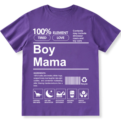 Boy Mama Unisex Fit Cotton T-Shirt wearishow