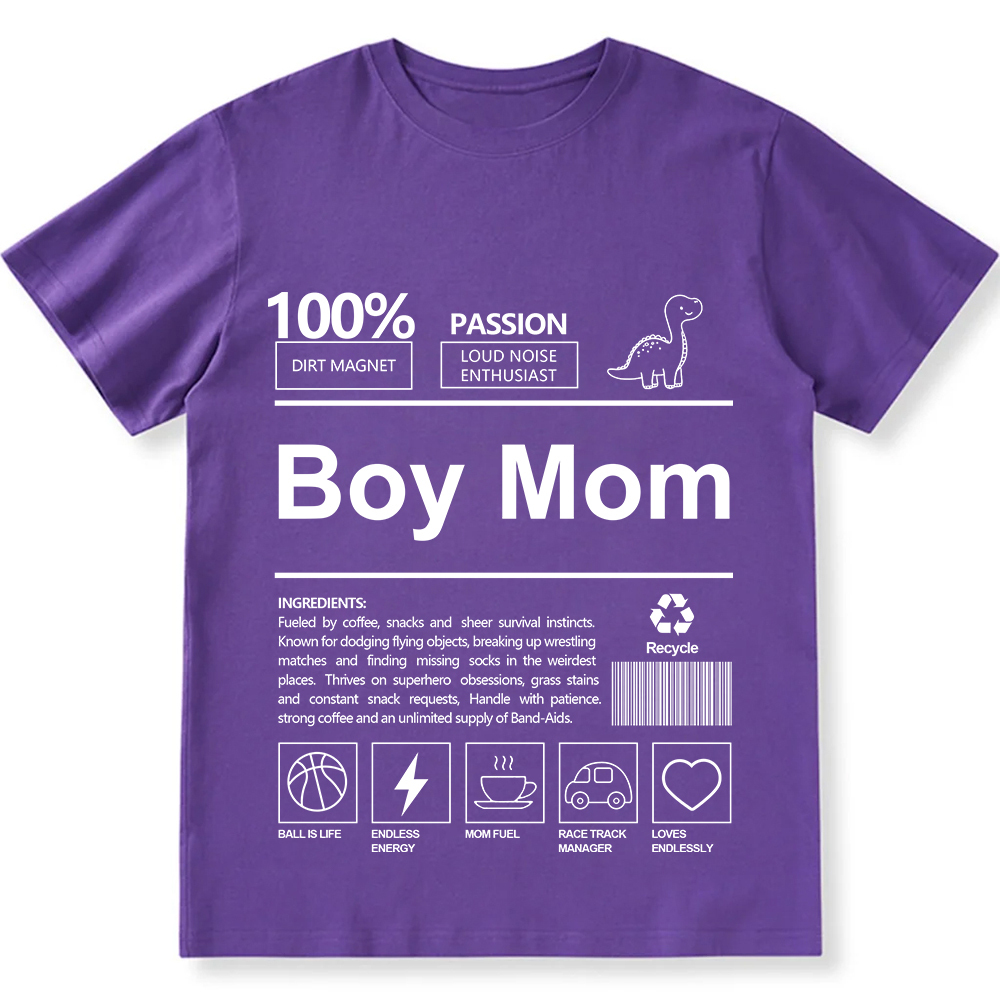 Boy Mom Unisex Fit Cotton T-Shirt wearishow