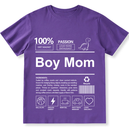 Boy Mom Unisex Fit Cotton T-Shirt wearishow