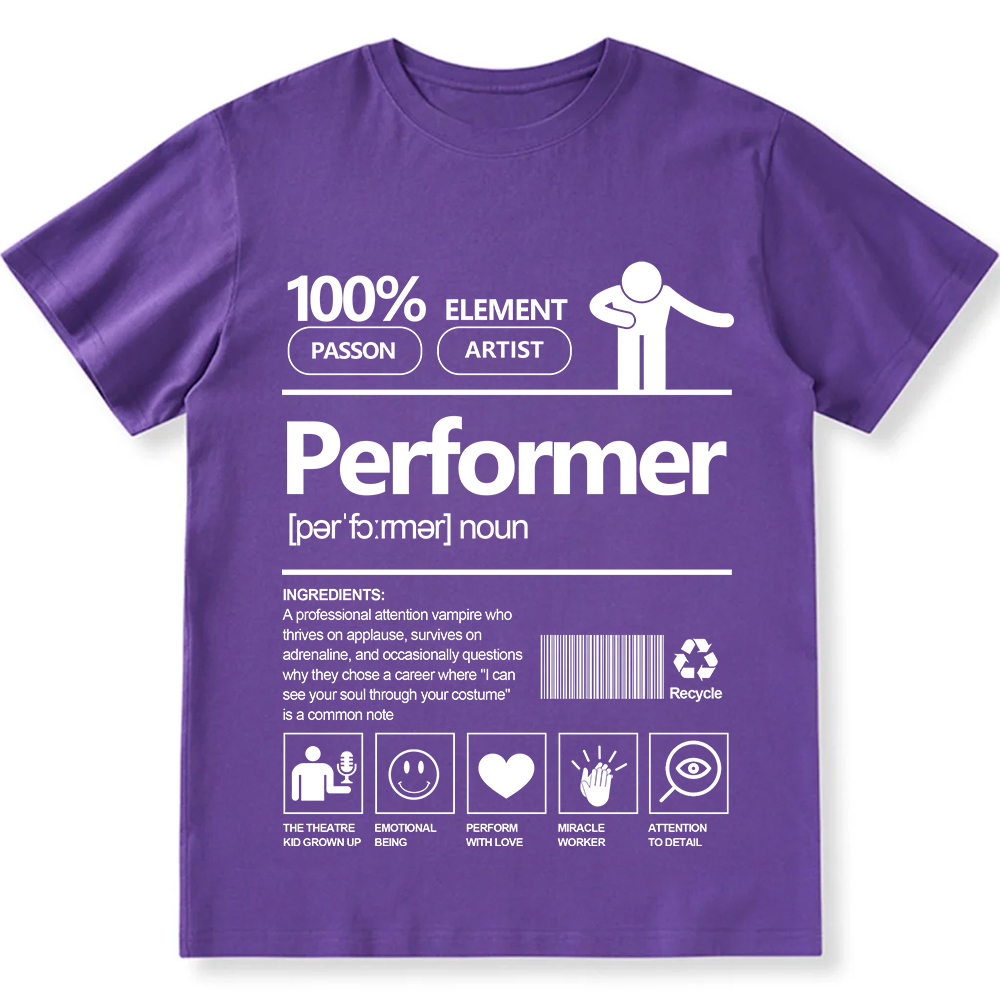 Performer Unisex Fit Cotton T-Shirt wearishow